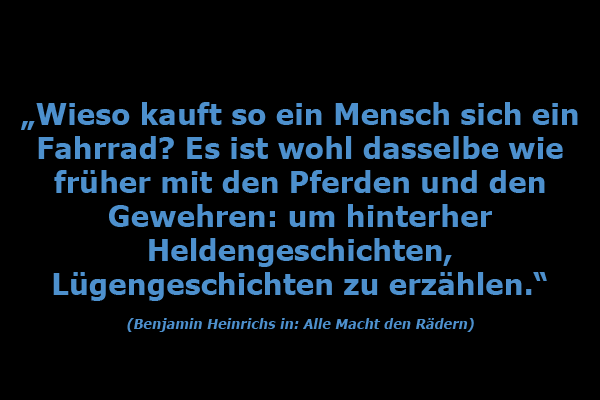 Chiegau Biking Intro - Zitat